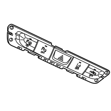 Кнопка аварійки 68165250AA Chrysler