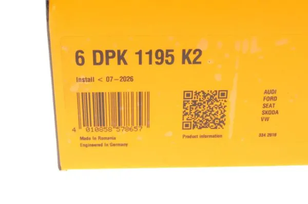 Ремінь приводний, агрегатів, комплект 6DPK1195K2 Continental/Siemens