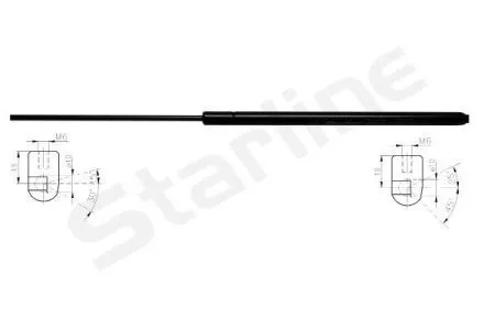 Амортизатор багажника 4282800 Starline