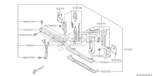  53029AL0909P Subaru