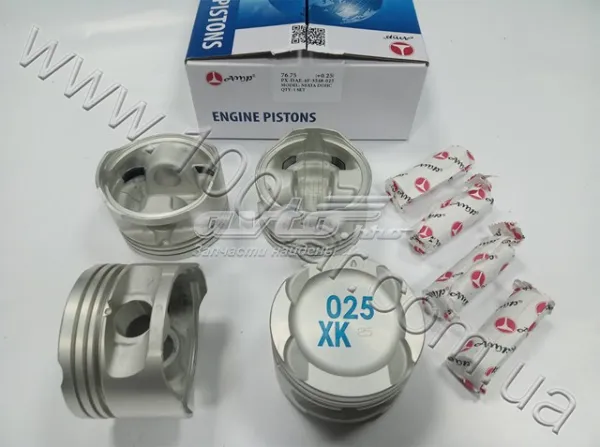 Поршень з пальцем без кілець, 1-й ремонт (+0,25) PXDAE4F3548025 AMP/Paradowscy