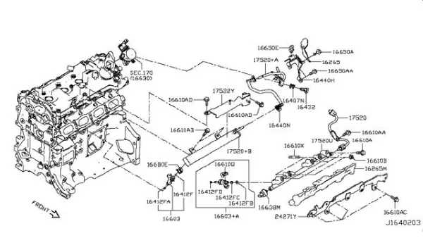  162655NA0B Nissan/Infiniti
