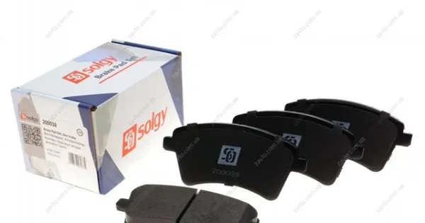 Передні тормозні колодки 209039 Solgy