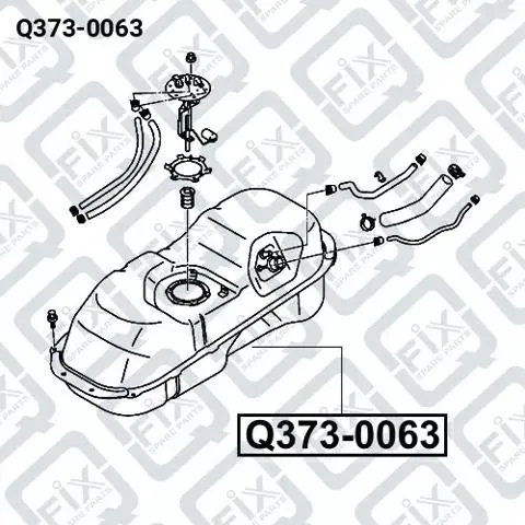 Паливний бак Q3730063 Q-fix