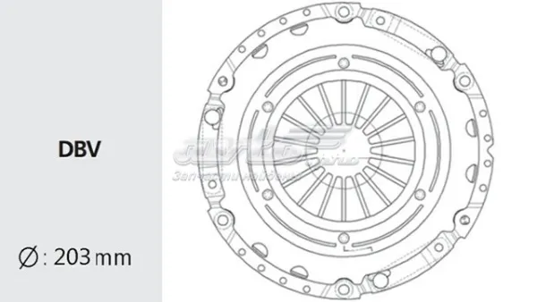 Корзина зчеплення OPC05 VALEO