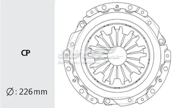 Корзина зчеплення HDC43 VALEO