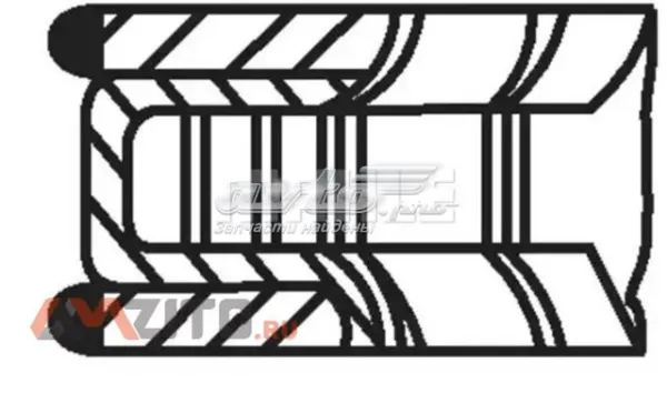 Кільця поршневі на 1 циліндр, STD. 028RS101160N0 Mahle Original