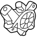 Двигун склопідіймача двері передньої, лівої HYUNDAI 82450B2010