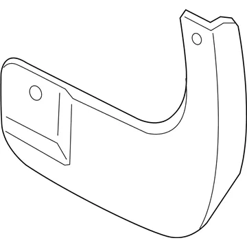 Бризковики передній, правий 86832J2000 Hyundai/Kia