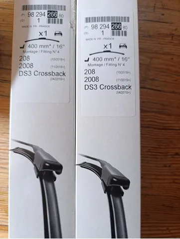Щітка-двірник лобового скла, водійська 9829426680 Peugeot/Citroen