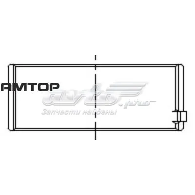 Вкладиші колінвала, корінні, комплект, 1-й ремонт (+0,25) A4470300240 Mercedes