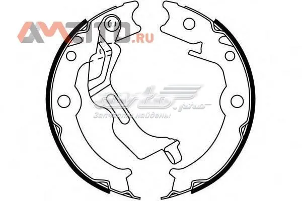 Колодки ручника FN0658 Nibk
