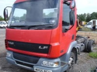 DAF 45 вантажівка c бортовою платформою / шасі (2001 - 2025) Механика 5 BE99C  